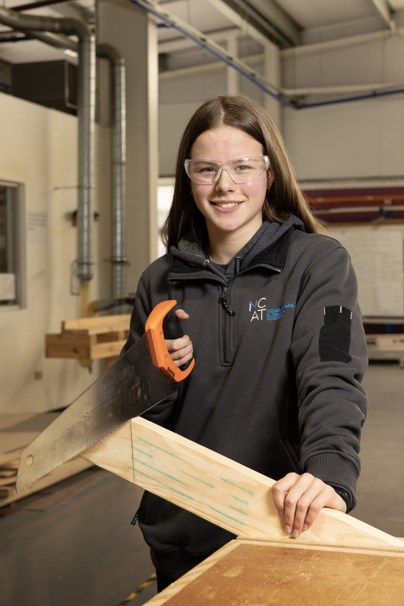 NCAT Young Women in the Trades and Technology Stem Pre-Apprenticeship Electro Technology Building Construction Automotive Plumbing Engineering VCE VM